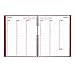 Brownline 2016 Coilpro Weekly Planner, Twin-Wire with Hard Red Cover, English, 11-Inch by 8-1/2-Inch (CB950C.RED-2016)