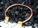 Magnetschmuck Unisex Armreif aus Kupfer in der schmalen Variante mit 2 Magneten