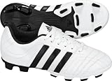 adidas Little Kid/Big Kid Goletto II Trx FG J Soccer Shoe,White/Black/Black,9.5 M US Little Kid