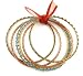 Bracelet - B191 - 5 Pc Bangle Set - Indian Style ~ Rust