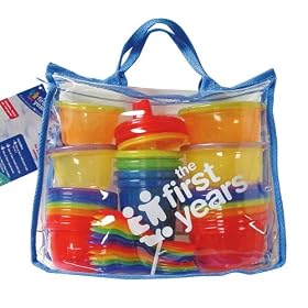 Learning Curve Take and Toss 28-Piece Feeding Variety Pack, Colors May Vary