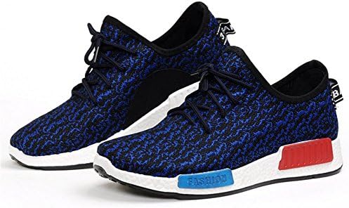 Wangdu Men Knitted Fly Line Casual Running Lace Up Shoes 1194 (7 D(M)US, Color 1)