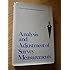 Analysis & Adjustment of Survey Measurements