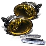 01-06 BMW E46 M3 00-03 E39 M5 OEM Style Yellow Fog Lights (No Switch) + LED Bumper... by Eautolight