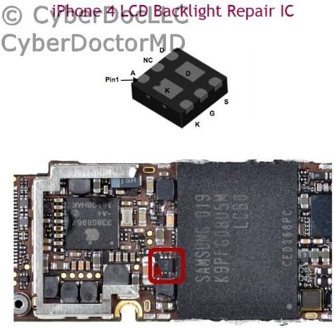 LCDoctor Apple iPhone 4 LCD Backlight Repair Part IC Chip OEM