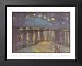 Vincent Van Gogh Night Stars Wall Decor Picture Framed Art Print