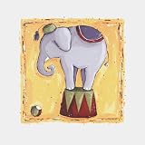 Elephant by Wilma Sanchez poster print,11.9 in. x 11.9 in.