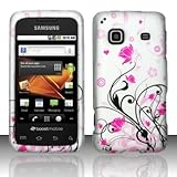 Pink Flowers Hard Snap On Case Cover Faceplate Protector for Samsung Galaxy ....