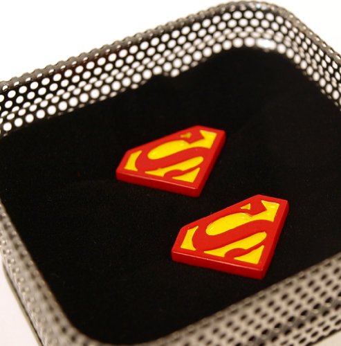  : Superman cufflinks - Classic logo