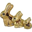 Trio of 3 sizes Friedel German Chocolate Easter Bunny Trio of 3 sizes Friedel German Chocolate Easter Bunny