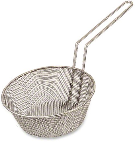 Browne Foodservice 79754 Nickel-Plated Steel Wire Fine Mesh Culinary Basket, 10-Inch On Sale