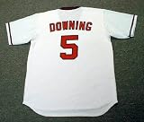 BRIAN DOWNING California Angels 1982 Majestic Cooperstown Throwback Baseball Jersey