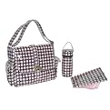 Kalencom Heavenly Dots Buckle Bag - Chocolate/ Pink