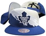 Toronto Maple Leafs Snapback Adjustable Plastic Snap Mitchell & Ness Hat / Cap