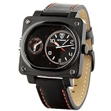 DETOMASO Herrenuhr Cortona BlackTwoZones SL1527D-BK