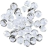EDIBLE SUGAR DIAMONDS 1 cm Cupcake / Cake Decorations wedding sparkle 5-10 DAYS DELIVERY FROM UK (24)