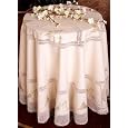 Special Christmas snowman embroidery table cloth, 36x36