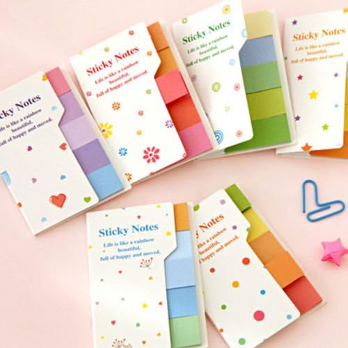 Cute Rainbow Mini Sticker Post It Bookmark Marker Flags Index Tab Sticky Notes