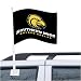 Southern Miss Golden Eagles Black Car Flag
