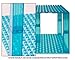 Premium Clear Turquoise Stackable Base Plates - 10 Pack 6