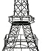 Eiffel Tower Paris, France, 14” Black Metal Wire Statue M14 Decor, Gifts French Eiffel Tower Replica, Centerpiece, Room Decor, Jewelry Stand, Tea Candle Holder.