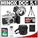 Minox DCC 5.1 Classic Digital Camera with Minox Classic Flash + 8GB Card + Case + Accessory Kit