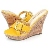 Classified Actor Wedges Yellow 7.5 Yellow