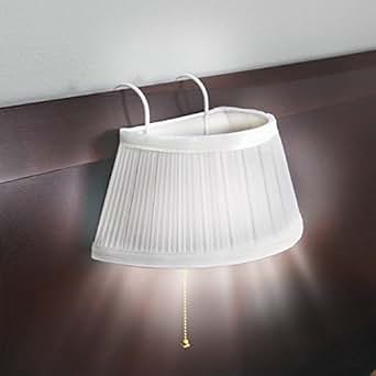 Designer White Over Headboard Bed Lamp Light Night Reading - - Amazon.com
