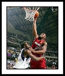 Shaq O'Neal Miami Heat NBA Framed 8x10 Photograph 2006 Finals Dunking 1