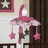 Western Horse Cowgirl Musical Baby Girl Crib Mobile by JoJo Designs