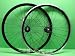 Black Weinmann Track Fixed Gear Wheelsets Wheels
