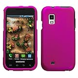 Magenta Rubberized Hard Phone Cover for Samsung Fascinate i500 (Galaxy S)