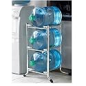 Water Bottle 3-Tier Caddy & Rack Chrome - Polder #STO-7178-05