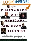Timetables of African-American History: A Chronology of the Most Important People and Events in African-American History