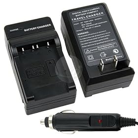 HDE Sony Cyber-Shot AC/DC Battery Charger for NP-BD1, NP-FD1, NP-FR1 & NP-FT