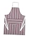 Rushbrookes Multi Stripe Apron, adults Pink