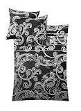 Kleine Wolke 6124901952 Bettw&auml;sche Gent / 135 x 200 cm und 80 x 80 cm / 2-teilig, anthrazit