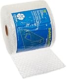 Pratt Polyethylene Economy Perforated Bubble Roll, PRA3266026,  70' Length x 12" Width, 5/16" Thick, Clear