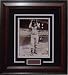Bob Feller Deluxe Framed Autographed/Hand Signed Cleveland Indians 8x10 Photo (Wind Up) with Namepla