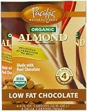 51eWTA5SE9L. SL160  Pacific Natural Foods Organic Almond Non Dairy Beverage, Low Fat Chocolate, 8 Ounce Pouches (Pack of 24)