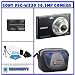 Sony DSC-W330 14.1MP Digital Camera with 4x Wide Angle Zoom with Digital Steady Shot Image Stabilization and 3.0 inch LCD (Black) + Starter Pack # 3
