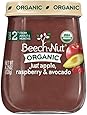 Beech-Nut Just Organic Stage 2 Purees - Just Apple, Raspberry & Avocado - 4.25 Oz - 10 pk