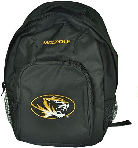 NCAA Concept One Missouri Mizzou Tigers Backpack Book Travel School Bag Black