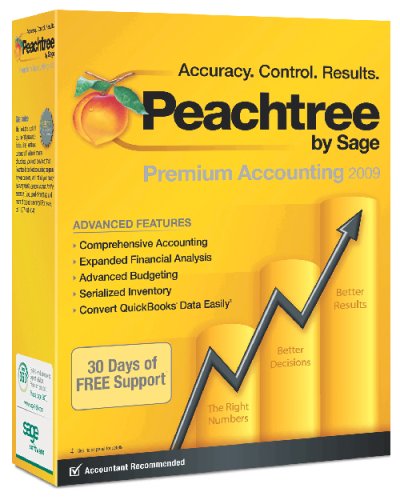 Software: Peachtree By Sage Premium Accounting 2009