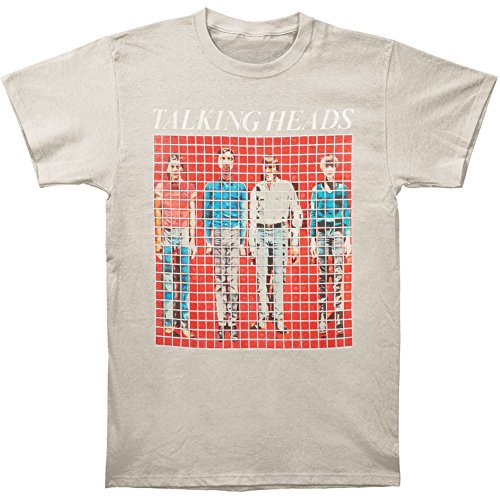 Talking Heads Men's More Songs About Bldgs. & Food Vintage T-shirt Silver
