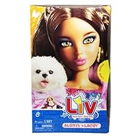Liv Doll with Bichon Frise Pet - Alexis and Lacey