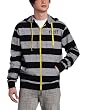 Neff Mens Stripey Zip Up Hoodie