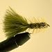 Wooly Bugger Color: Olive; Size: 8