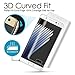 Galaxy Note 7 Screen Protector [Full Coverage] ,iVoler [2-Pack] [3D Full Curved Edge] [No Bubble] [Ultra Clear] Premium PET Film Screen Protector for Samsung Galaxy Note 7, LIFETIME WARRANTY
