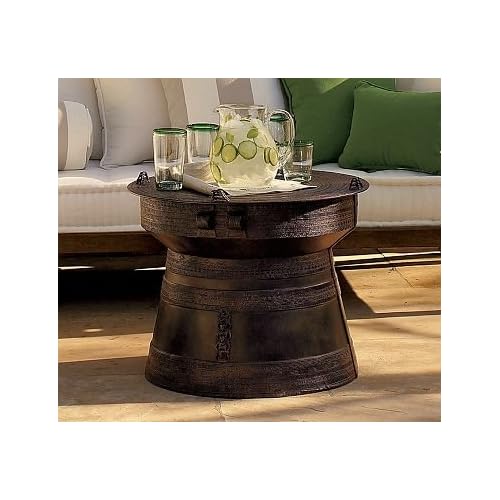 Pottery Barn Frog RainDrum Accent Table